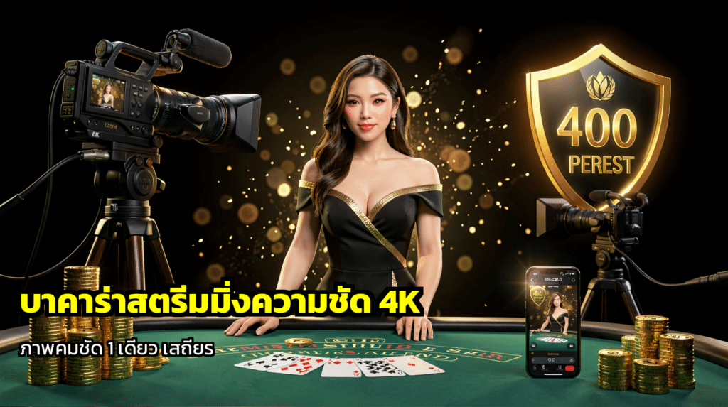 บาคาร่าสตรีมมิ่งความชัด 4K