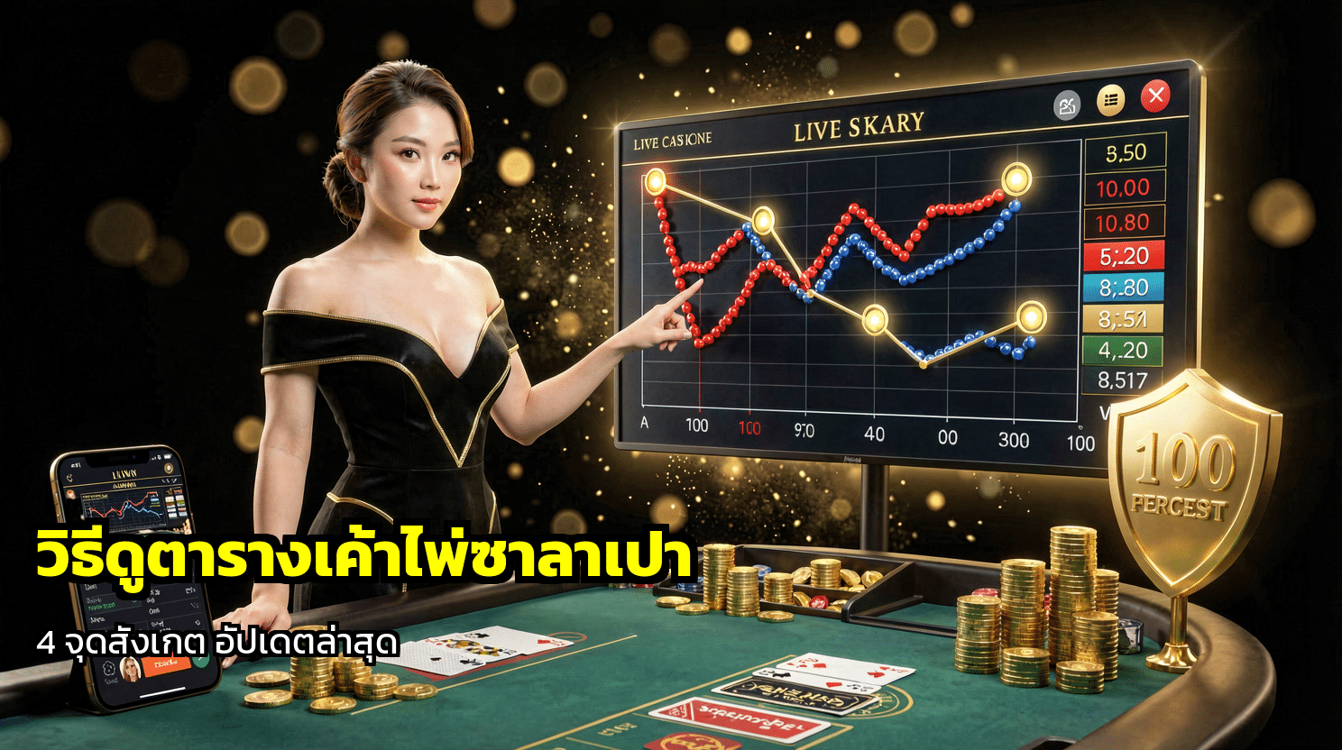 วิธีดูตารางเค้าไพ่ซาลาเปา