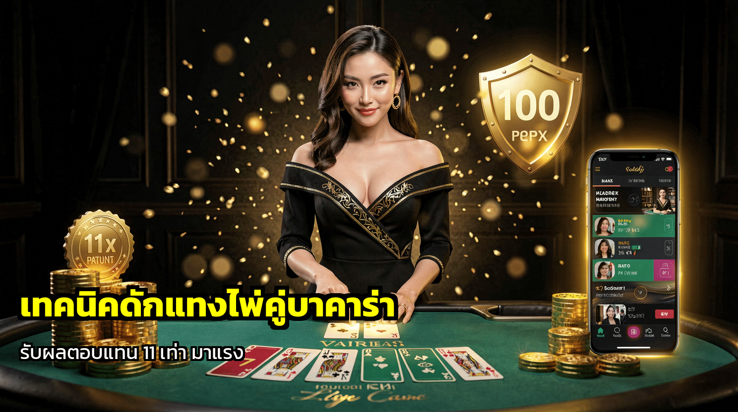 เทคนิคดักแทงไพ่คู่บาคาร่า