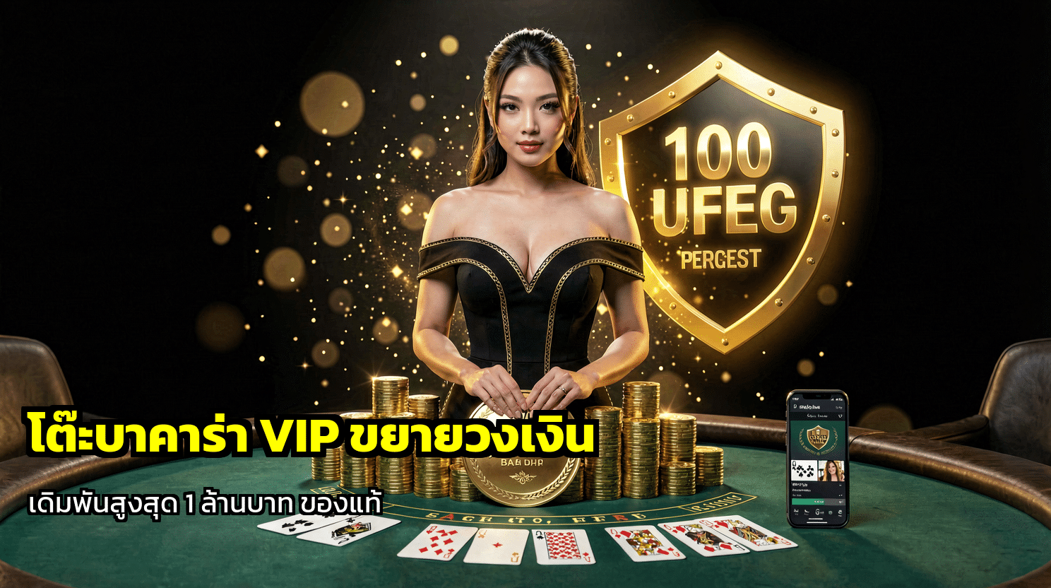โต๊ะบาคาร่า VIP ขยายวงเงิน