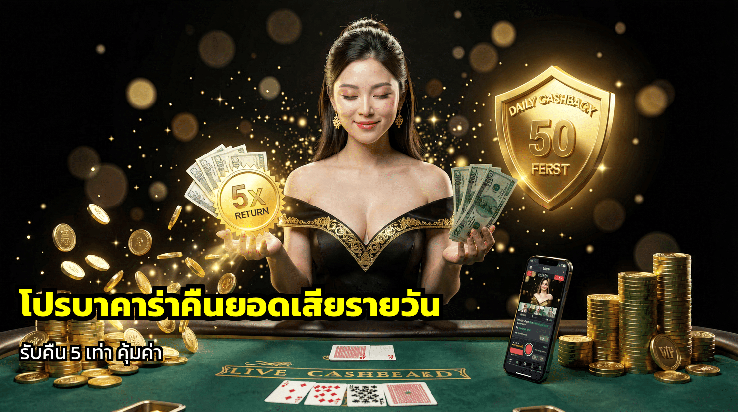 โปรบาคาร่าคืนยอดเสียรายวัน
